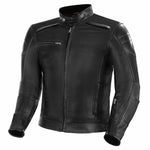 Chaqueta de cuero shima mc blake negro