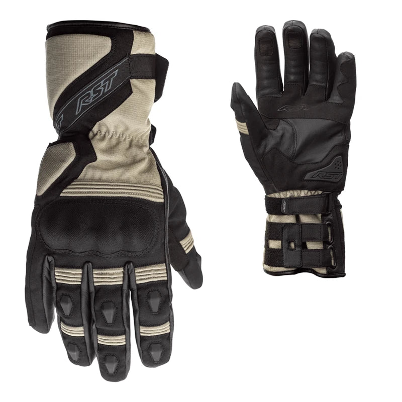 Primeros Guantes MC Guantes X-Raid Black /Mendigo