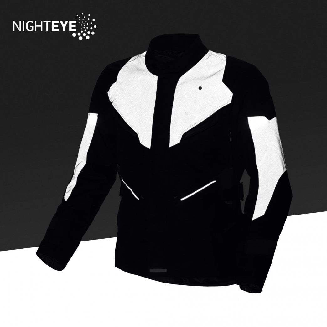 Macna Textile MC Jacket Sonar Night Eye Negro /Gripe