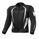 Shima textile mc jacket mesh pro black /white