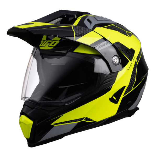 Ovnis aventura mc casco aries negros /gripe