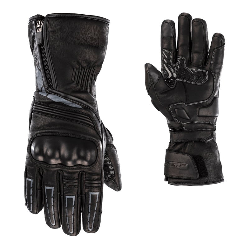 RST Ladies Mc-Gloves Storm 2 Black impermeable