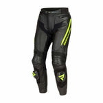 Rebelhorn MC Pantalones de cuero Caza Negro /Gripe