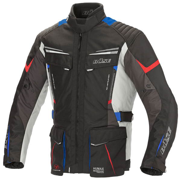 BÜSE Textile Mc-Jacket Lago Pro Black / Gray 