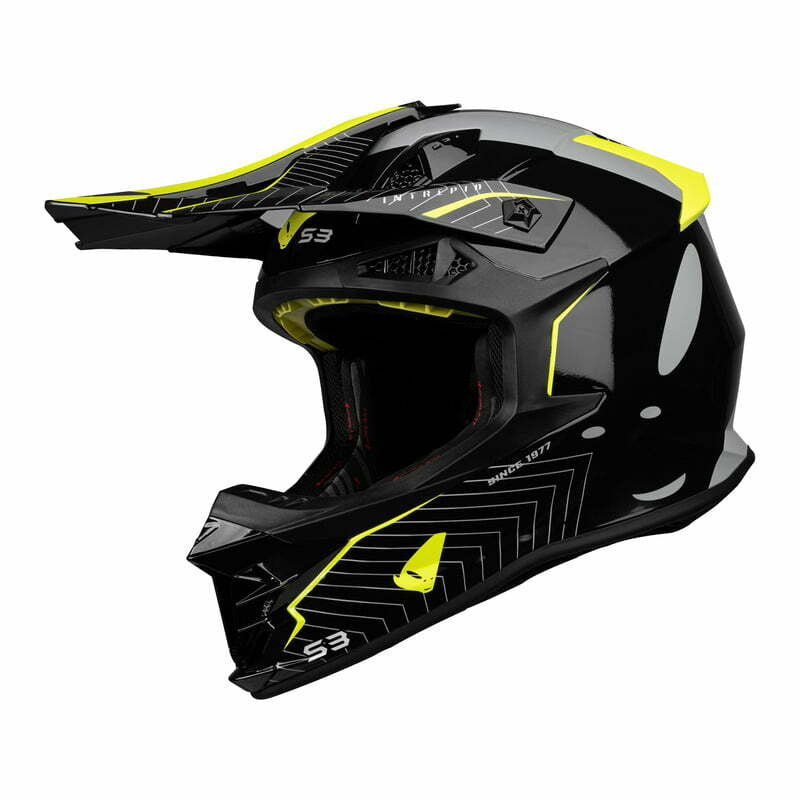 UFO Cross MC helmet intrepid black /flu