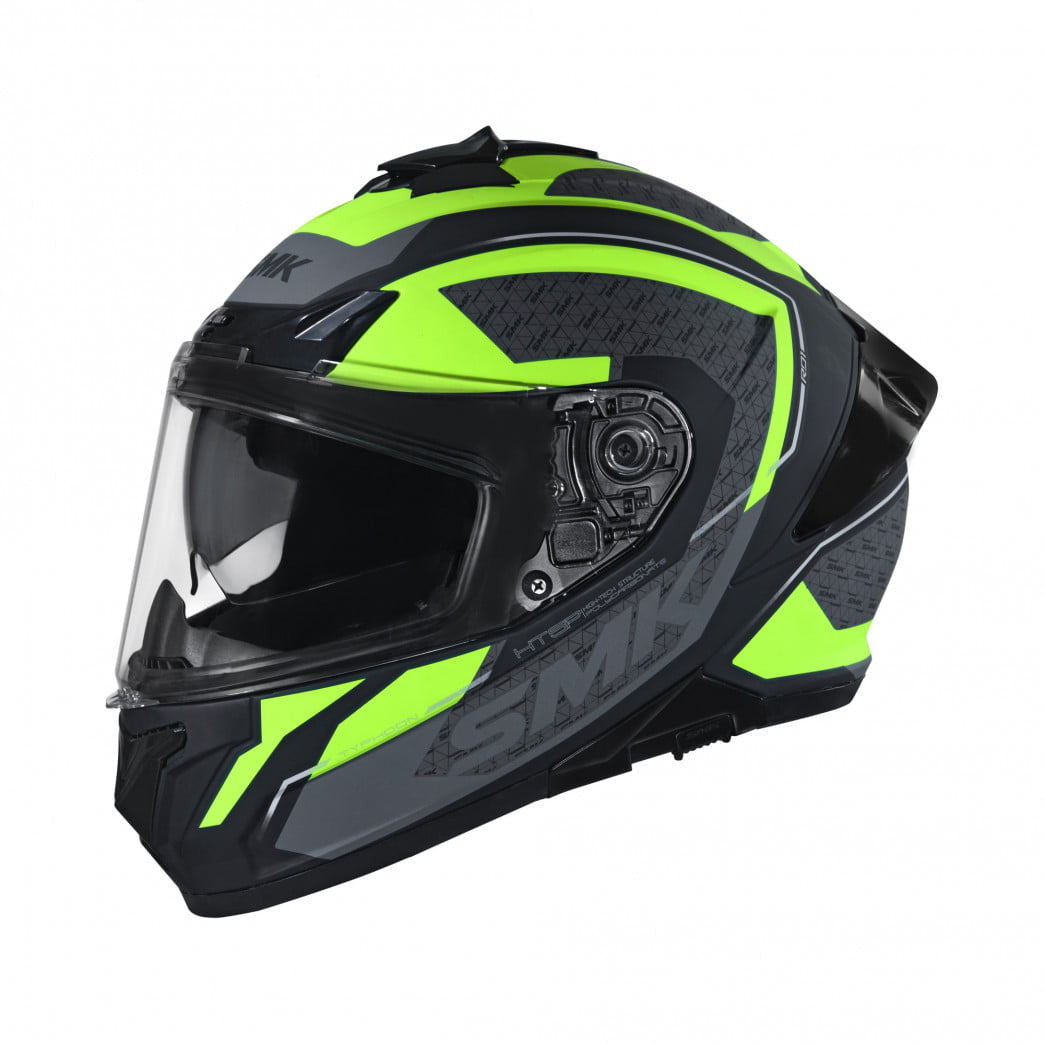 SMK Integral MC Helmet Typhoon RD1 Black /Flu