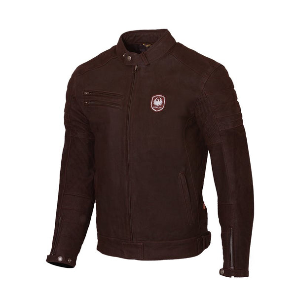 Chaqueta de cuero Merlin Alton II Brown