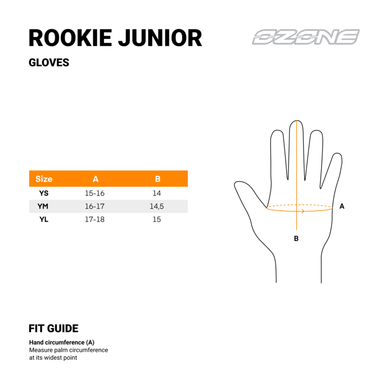 Ozone Children Mc-Gloves Rookie II Black