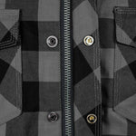 GMS Kevlar Mc camisa jaguar negro /gris