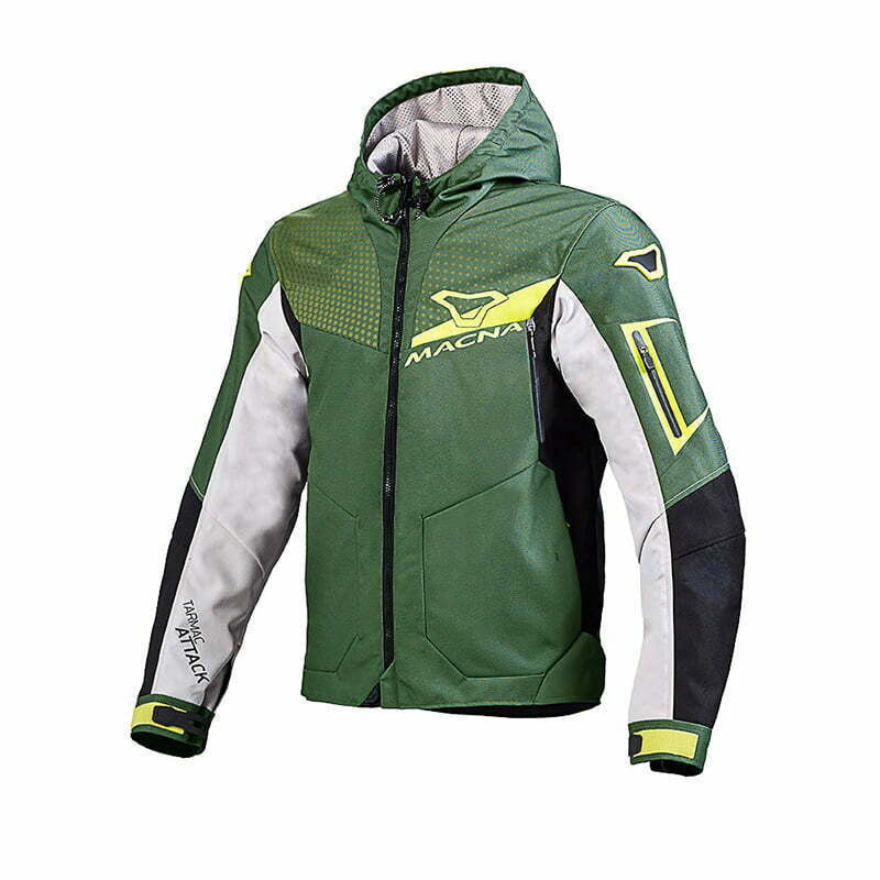 Macna Softshell MC Jacket imbuz verde