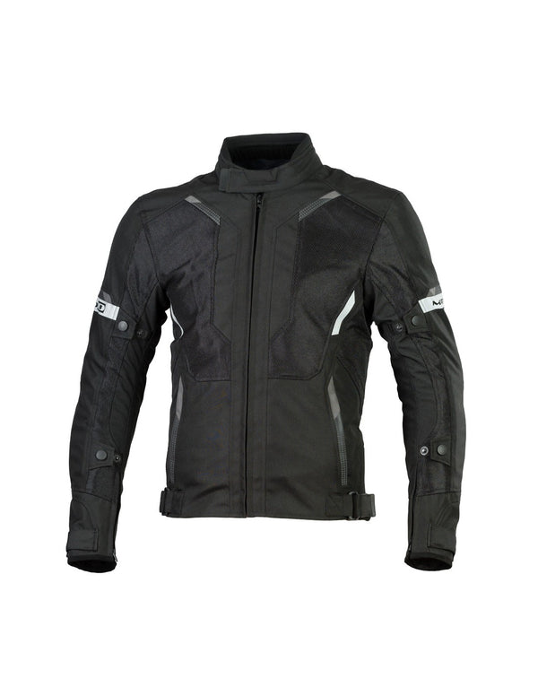 Motoid textil mc chaqueta vértice malla negra