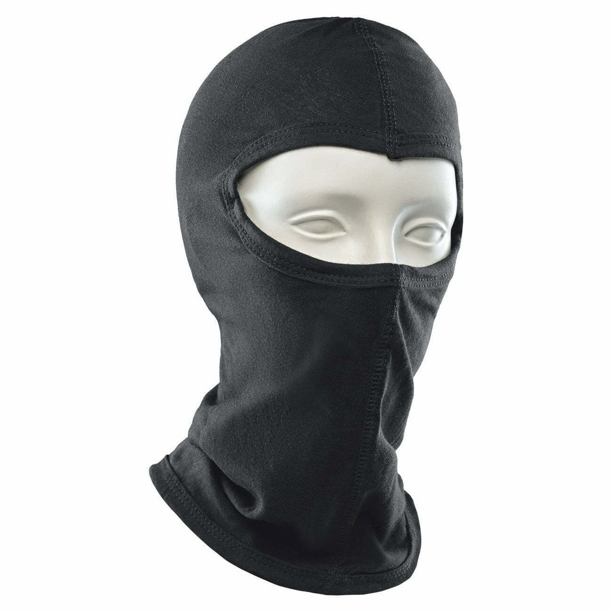 Held balaclava cotton black