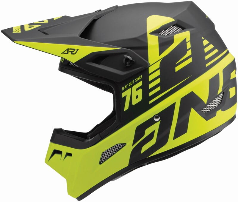 Respuesta Cross MC Casco AR1 Bold negro /gripe