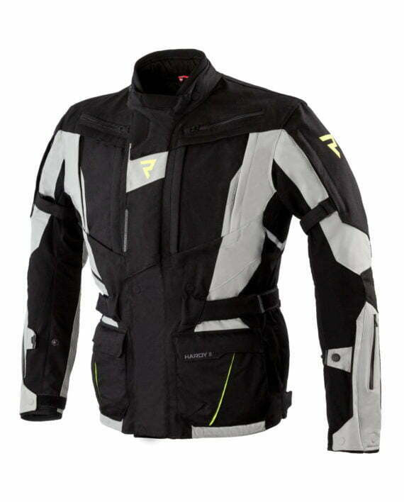 Rebelhorn Textil Mc Jacket Hardy II gris /negro /gripe amarillo