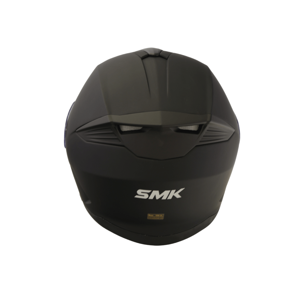 SMK Openable MC Helmet Gullwing Black