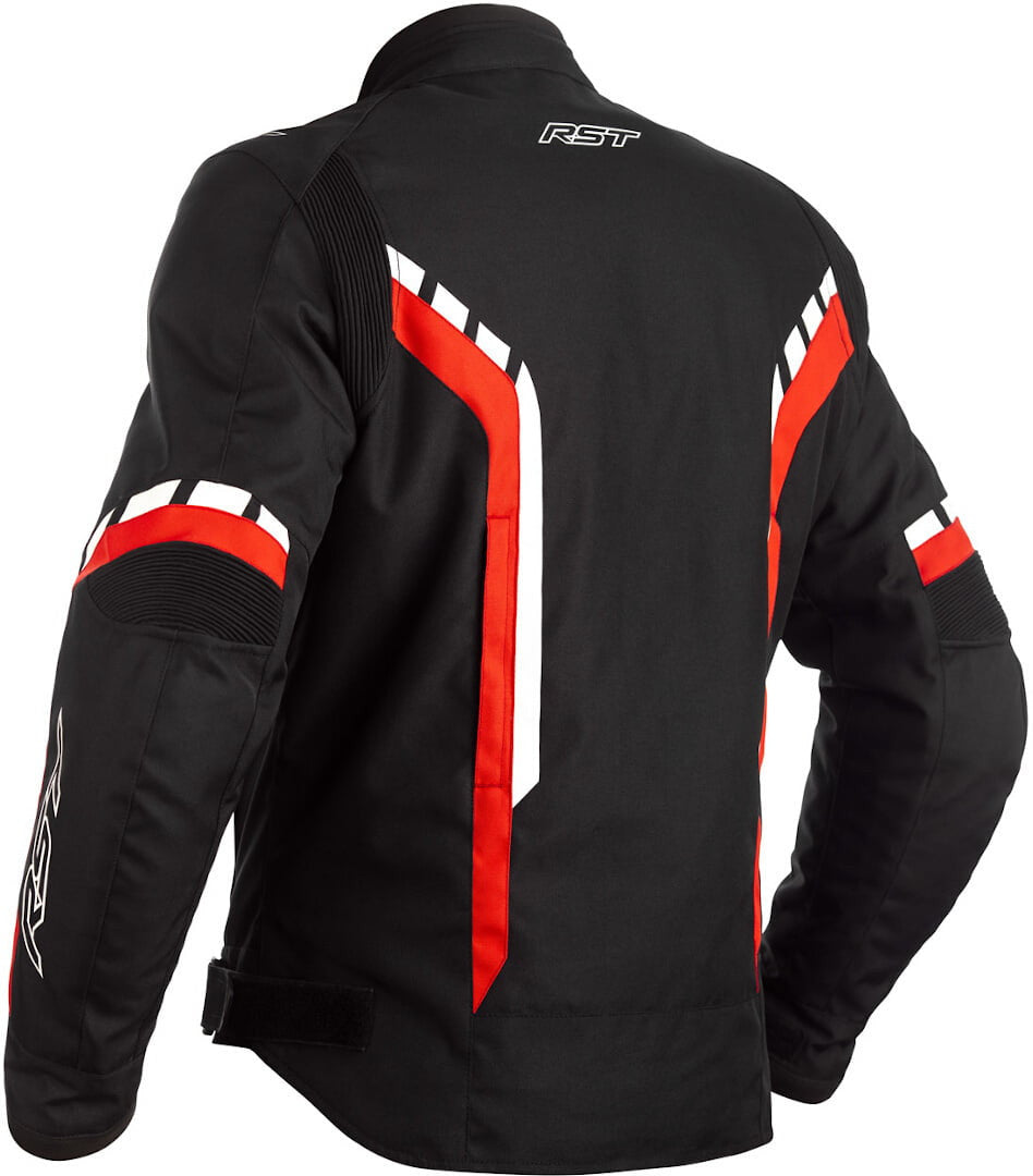 Primer eje textil mc-jacket negro /rojo