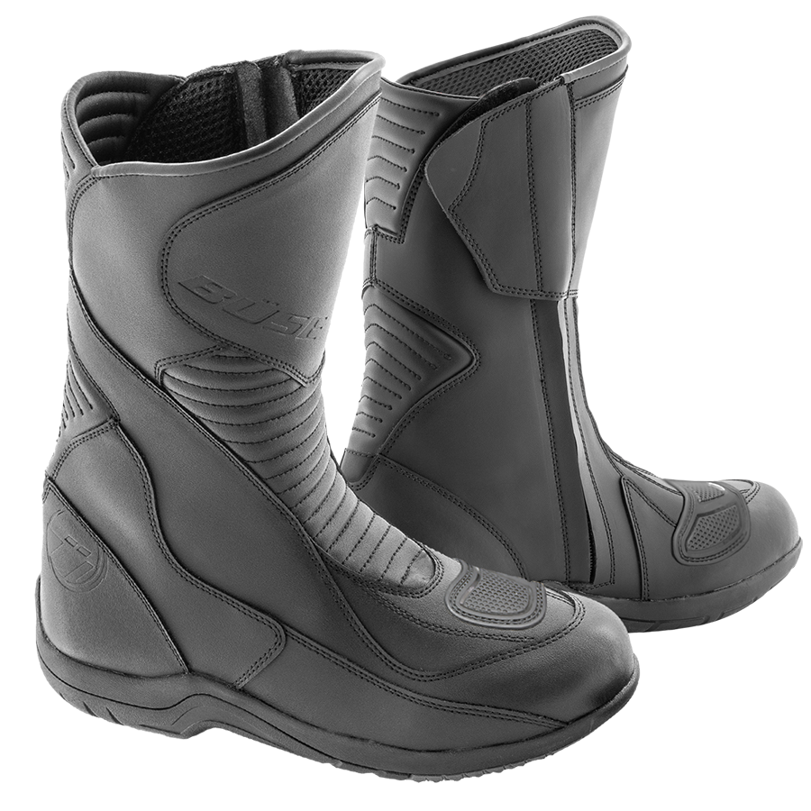 Büse Dam MC Boots D50 Black impermeable