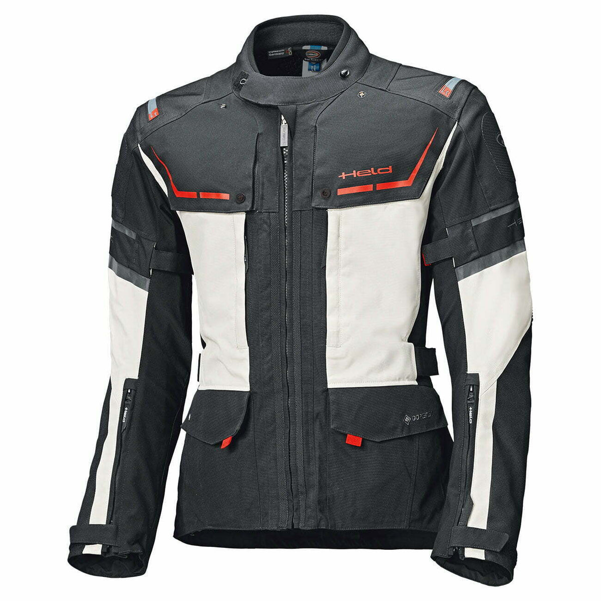 Hold Gore-TEX® Textil MC Jacket Karakum Top Negro /Gris