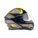 SMK Openable MC Helmet Gullwing Tekker Gray /Gripe